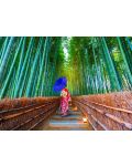 Пъзел Enjoy от 1000 части - Азиатка в бамбукова гора - 2t